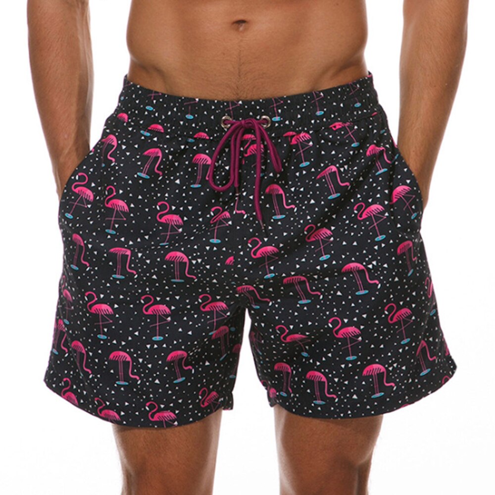 Levoire | Maillots De Bain Accrocheurs Noir & Flamant