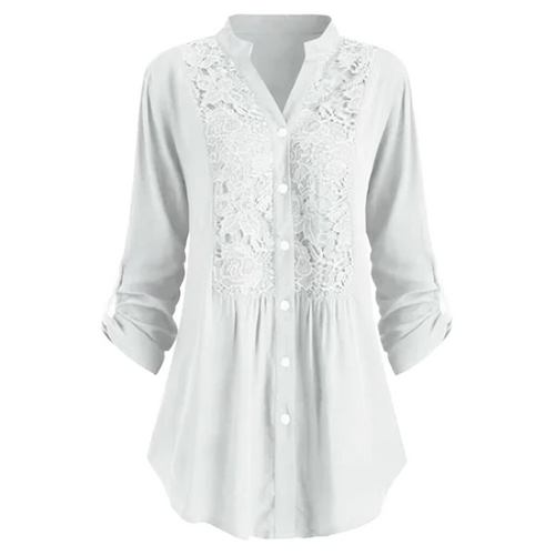 Levoire | Longue Blouse À Manches Bouffantes