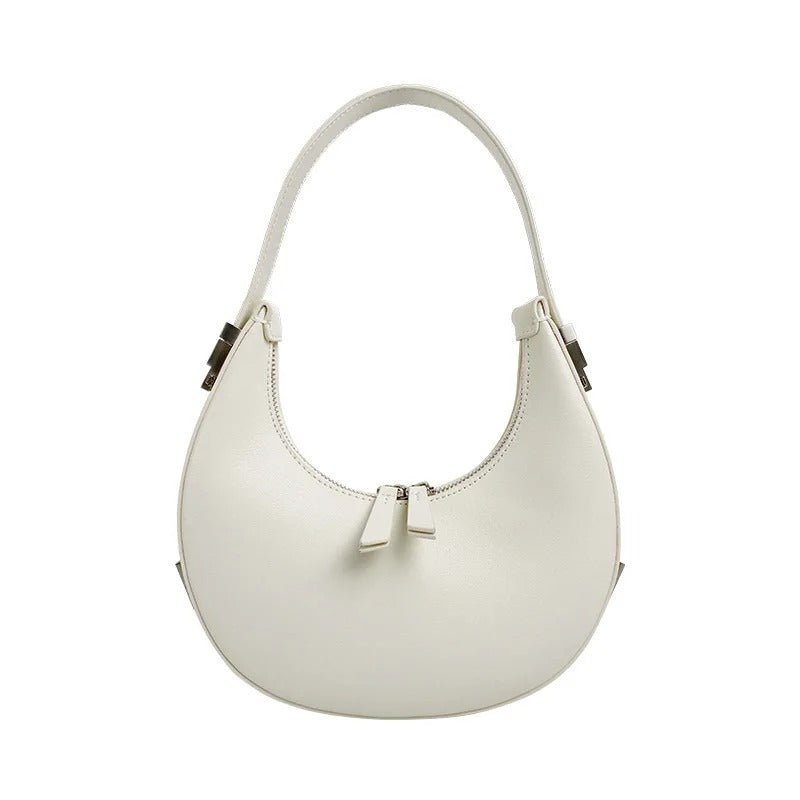 Levoire | Sac À Main Tendance À Fermeture Éclair Sac Épaule Petite Sacoche Blanc