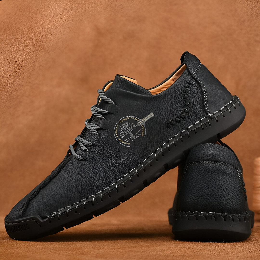 Levoire | Chaussures De Sport Orthopédiques Pour Hommes Au Style Italien Noir