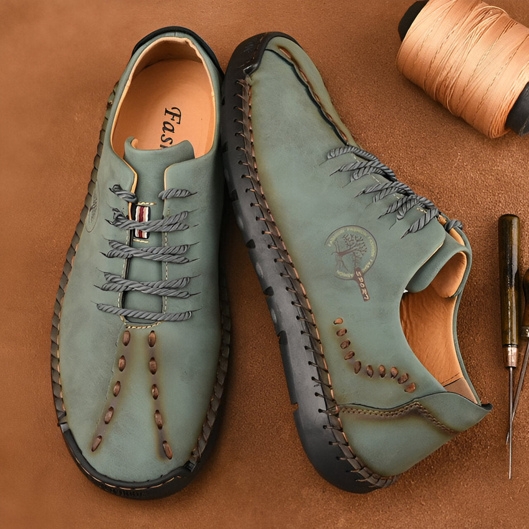 Levoire | Chaussures De Sport Orthopédiques Pour Hommes Au Style Italien Vert