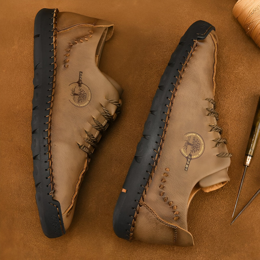 Levoire | Chaussures De Sport Orthopédiques Pour Hommes Au Style Italien Khaki