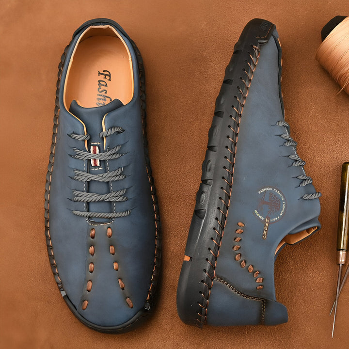 Levoire | Chaussures De Sport Orthopédiques Pour Hommes Au Style Italien Bleu