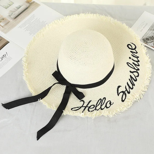 Levoire | Chapeau de soleil avec Protection UV et Style Élégant pour Femmes Blanc
