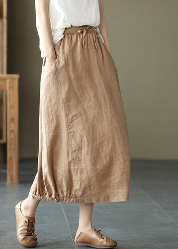 Levoire | Patches Khaki Ceinture Été Robe En A
