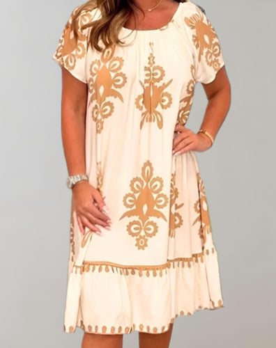Levoire | Robe Midi D'Été Légère À Motif Floral