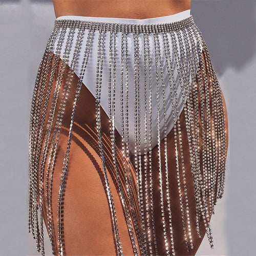 Levoire | Jupe  Une Jupe Composée Uniquement De Strass