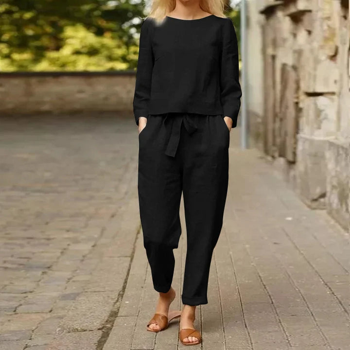 Levoire | Ensemble 2 Pièces Chemise Pantalon Oversize Noir