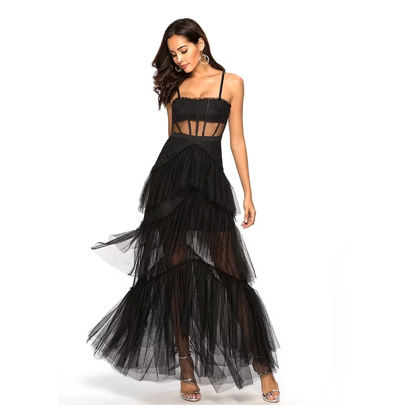 Levoire | Robe Maxi Corset Blonde À Épaules Dénudées