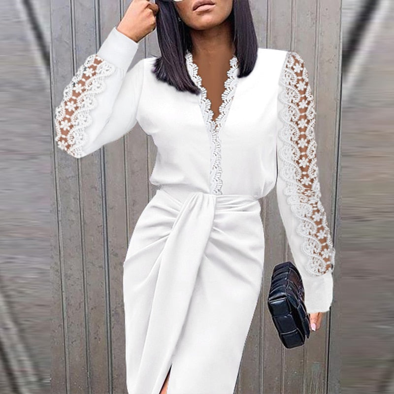 Levoire | Robe De Soirée Luxe Robe De Cocktail Pour Femmes blanc