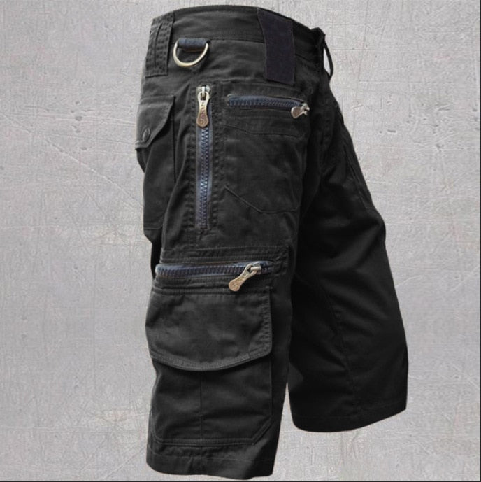 Levoire | Pantalon Cargo Court Confortable Noir