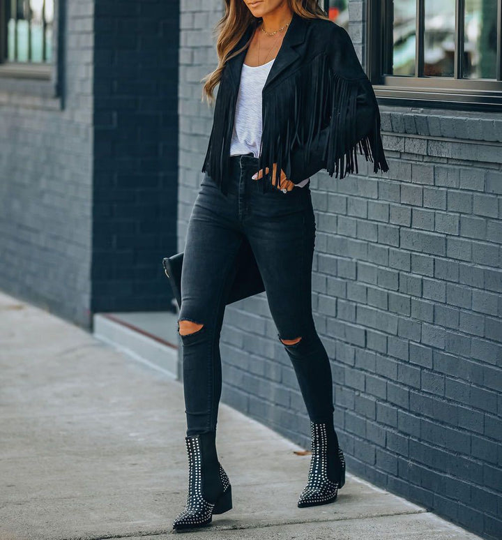 Levoire | Cool Veste En Cuir Noire noir