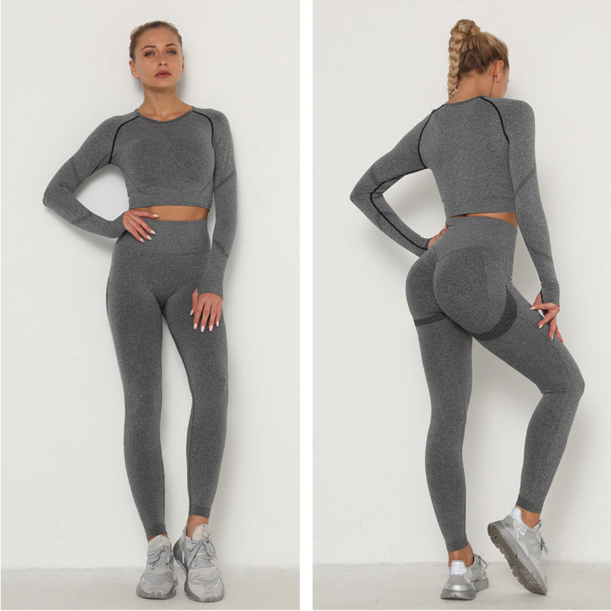 Levoire | Ensemble De Sport 2 Pièces Ressentez-Vous À L'Aise Dans Cet Ensemble Délicieux Gris Foncé