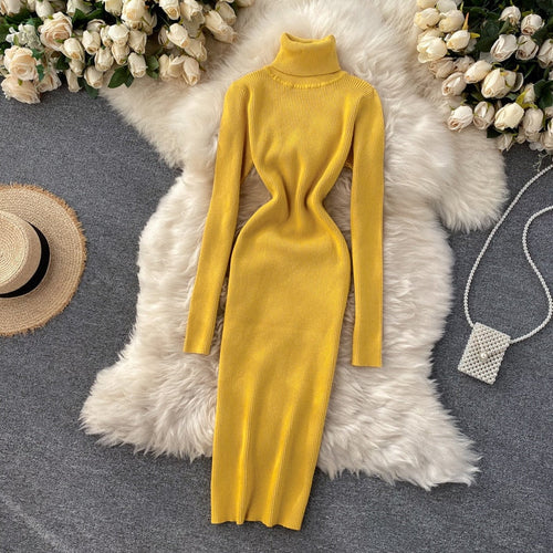 Levoire | Robe Clubwear Sans Manches Col Roulé