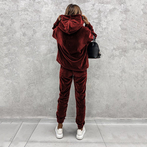 Levoire | Jogging en Velours Chic avec Confort Élégant pour Femmes