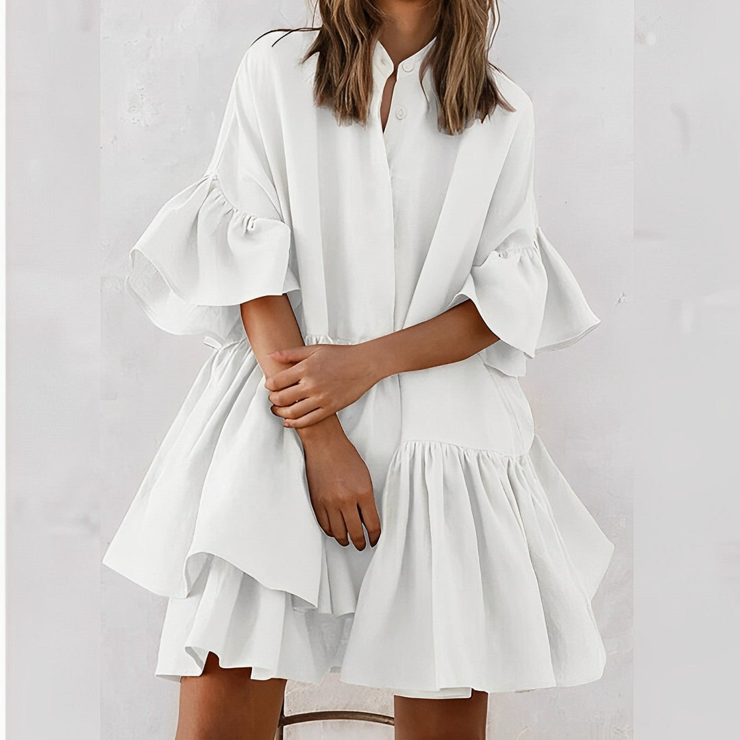 Levoire | Robe d'été à volants Blanc