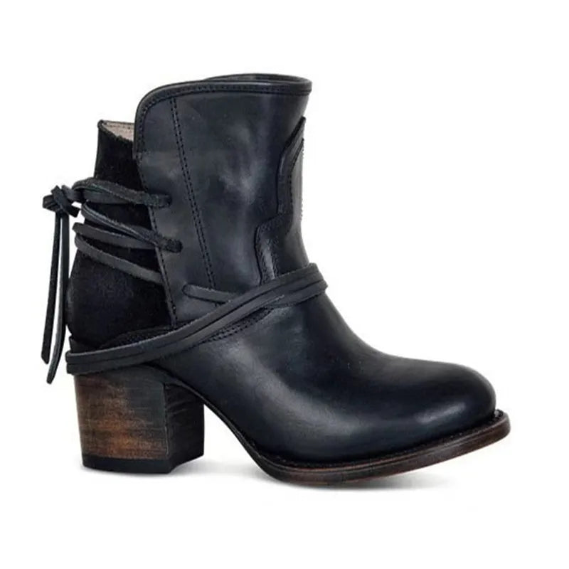 Levoire | Bottes Western Élégance & Confort Noir