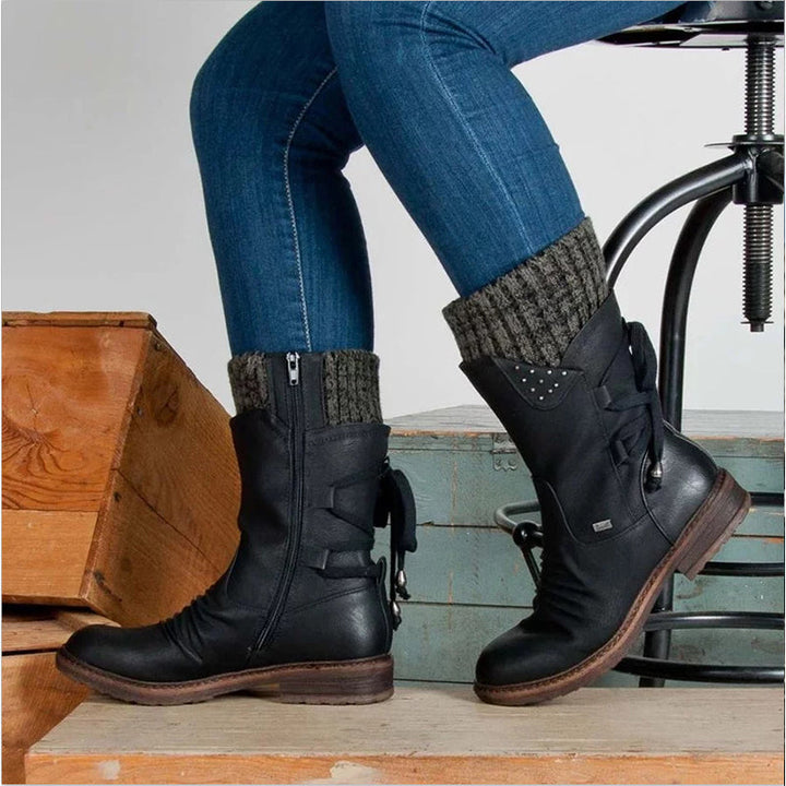 Levoire | Bottes élégantes confortables pour femmes Noir