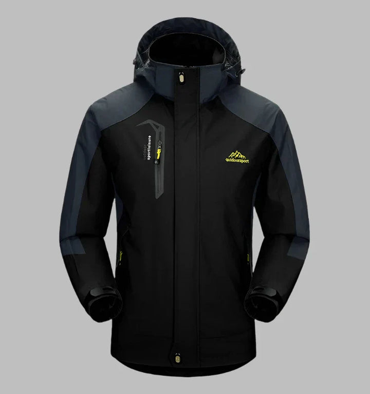 Levoire | Veste De Plein Air Légère Et Imperméable Pour Hommes Par Tous Les Temps Noir