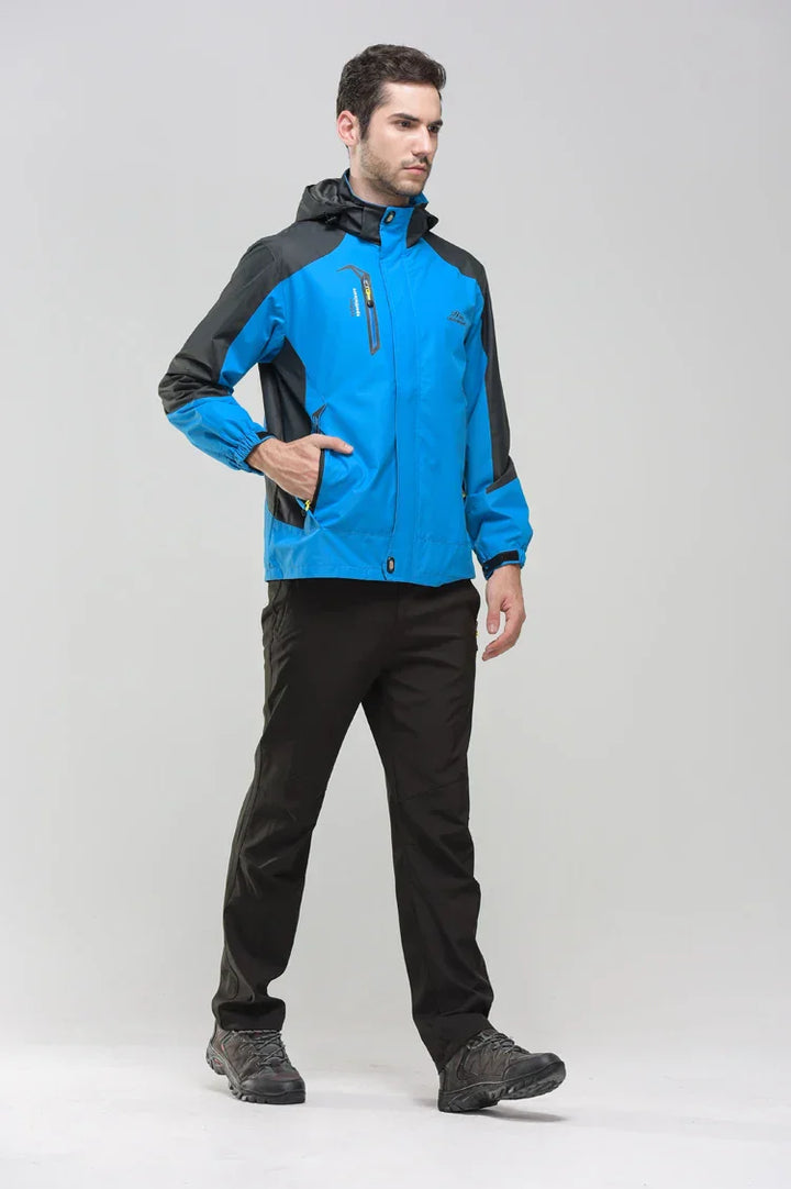Levoire | Veste De Plein Air Légère Et Imperméable Pour Hommes Par Tous Les Temps Bleu