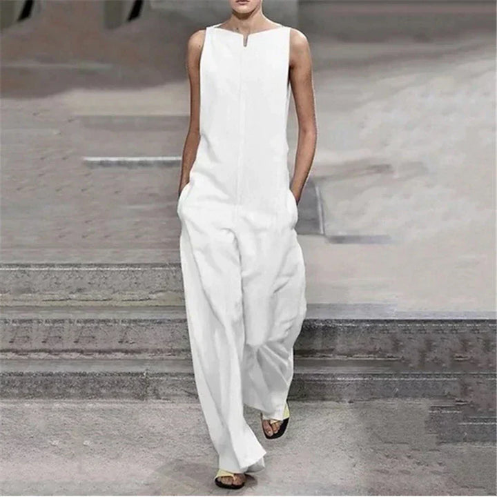 Levoire | Jumpsuit Chic Et Décontracté Blanc