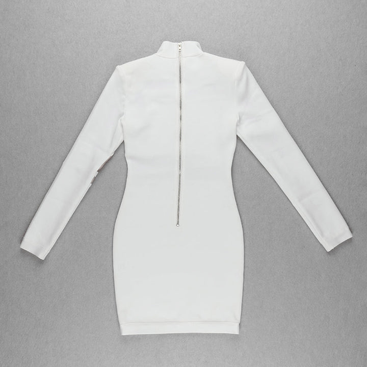 Levoire | Robe Mini Sans Manches En Maille Col Roulé