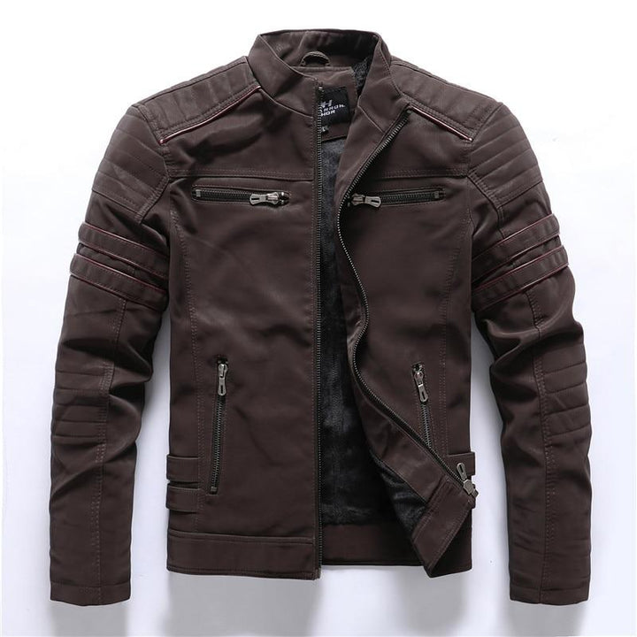 Levoire | Veste Longue Avec Manches, Fermeture Éclair Et Plusieurs Poches Braun