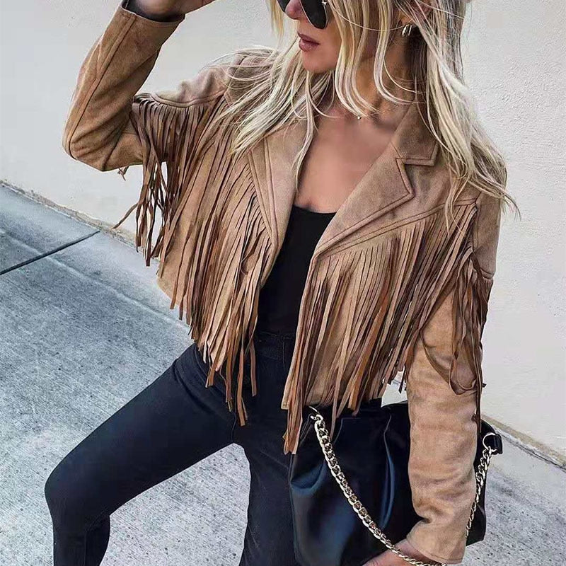 Levoire | Veste En Maille Noire Déchirée À La Mode Pour Femmes Châtaignier