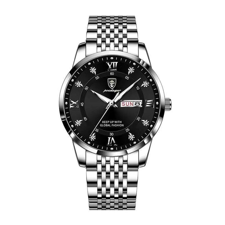 Levoire | Montre Bracelet Élégante Pour Femmes Argent-Noir