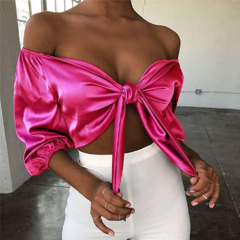 Levoire | Blouse Satin Salomé Rosa (Épuisé !)