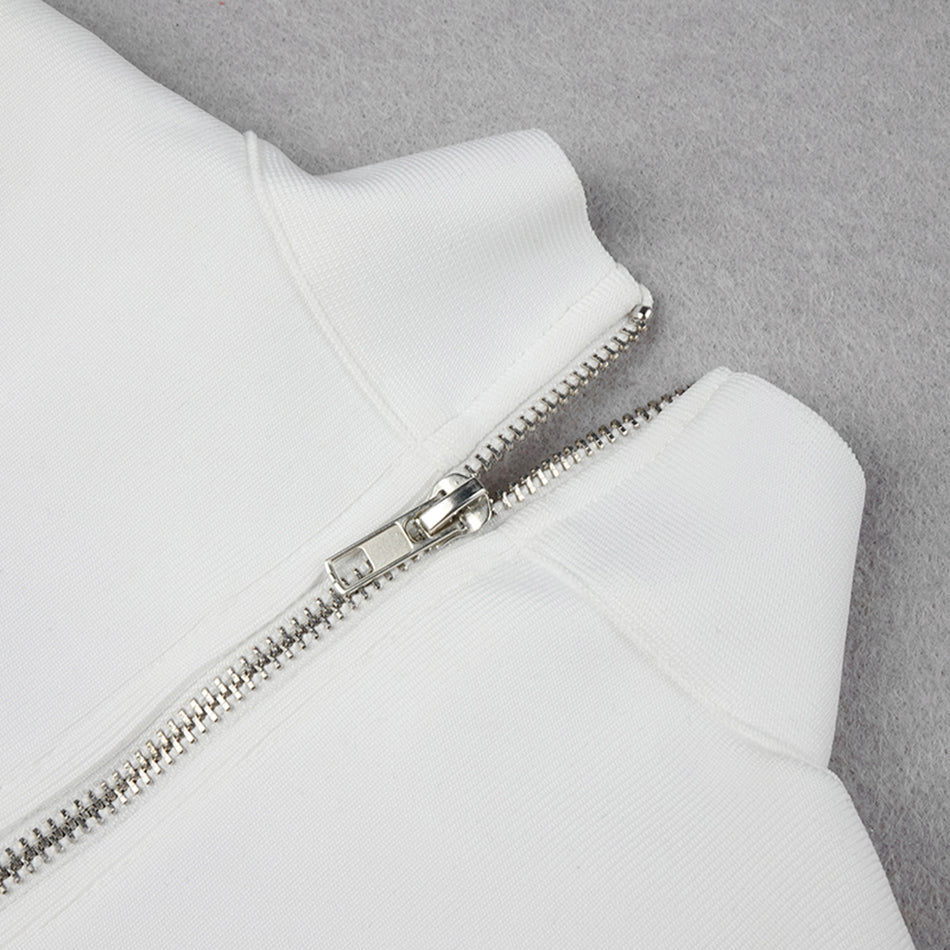 Levoire | Robe Mini Sans Manches En Maille Col Roulé