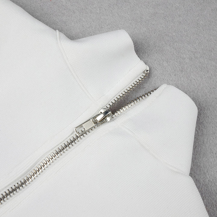 Levoire | Robe Mini Sans Manches En Maille Col Roulé