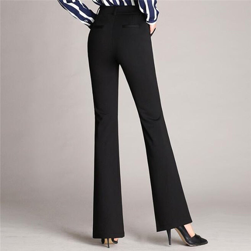 Levoire | Bas De Pantalon Taille Haute Ajusté noir