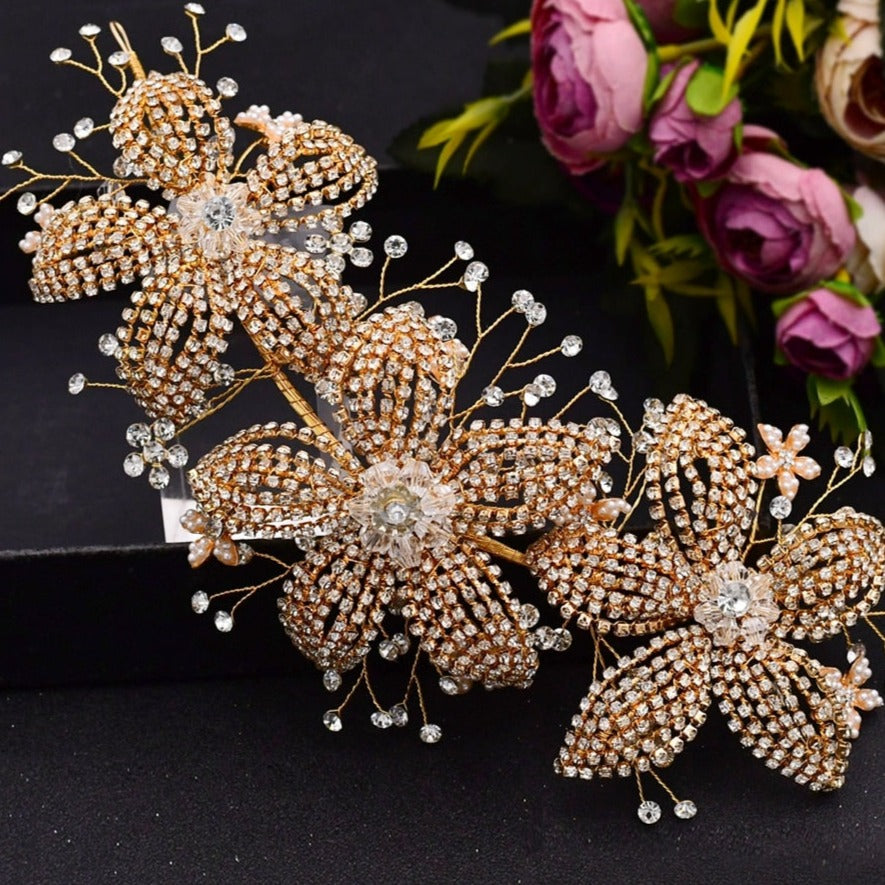 Levoire | Bandeau Mariage Tiara 252-G Couronne