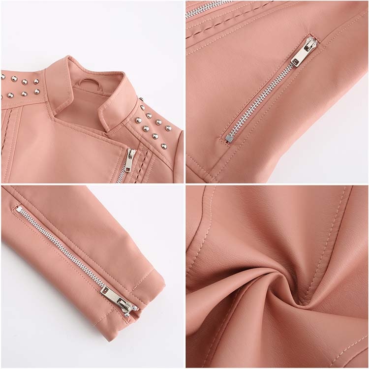 Levoire | Veste En Cuir Pu Élégante Pour Femmes