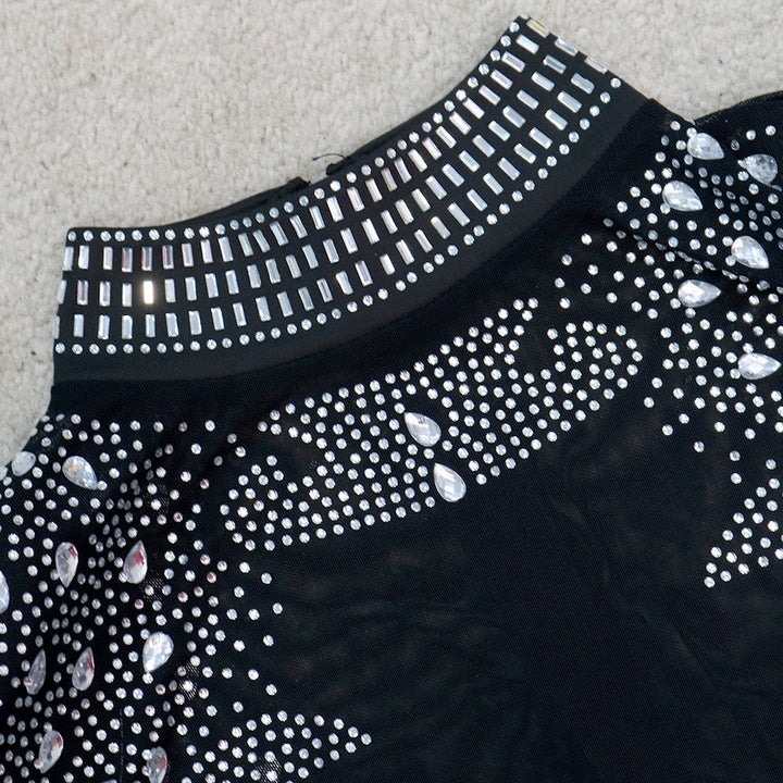 Levoire | Krystall Collier Épaules Poupée Robes Mini Douces