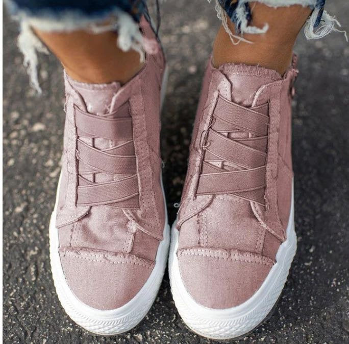 Levoire | Baskets En Toile Pour Femmes Rosa
