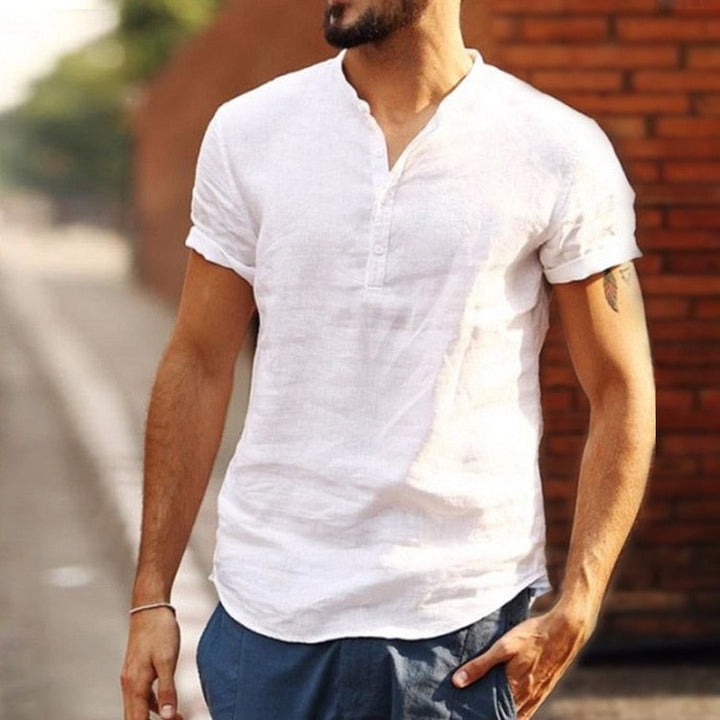 Levoire | Une Chemise Pour Homme Élégante & Décontractée T-Shirt Blanc