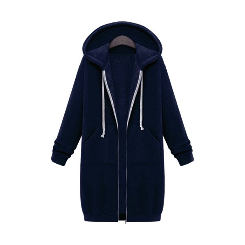WOLF Long Sweatshirt Bleu marine