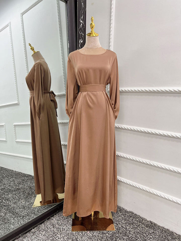 Levoire | Robe Sliky longue Khaki