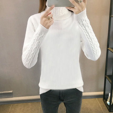 Levoire | Pull Haut Confort Doux Au Toucher Cachemire Blanc