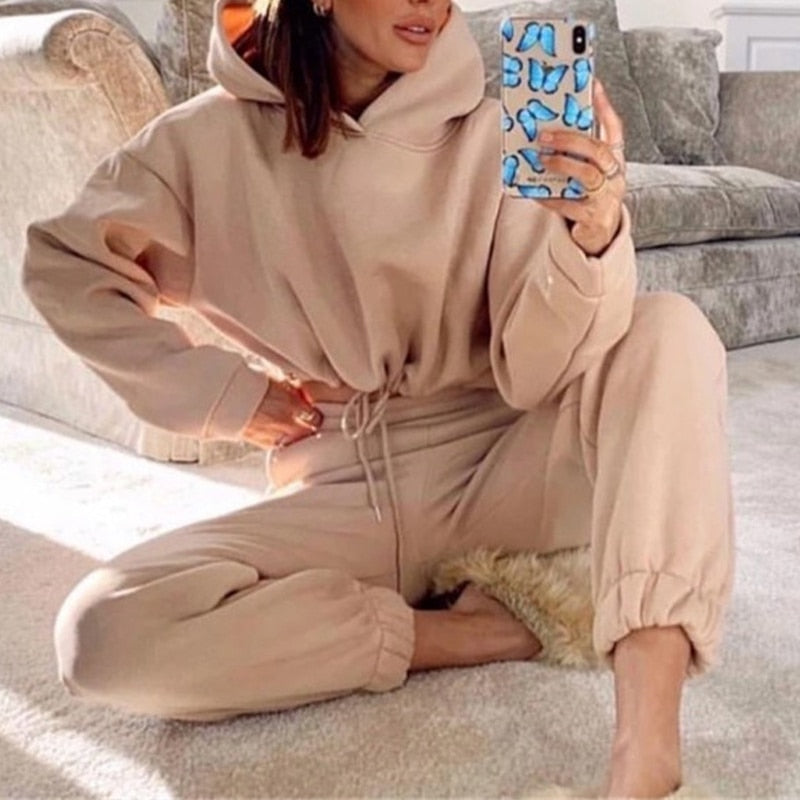 Levoire | Ensemble De Sport 2 Pièces Pour Femmes Café