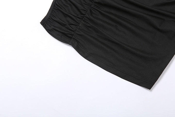 Levoire | Robe Mini À Bandage Découpe À Manches Longues