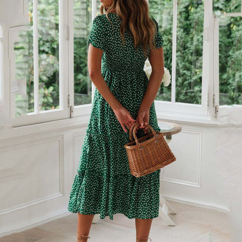 Levoire | Robe Avec Imprimé À Pois Pour Femmes
