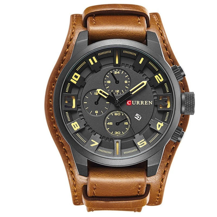 Levoire | Montre Bracelet De Luxe Navigator En Cuir Ou