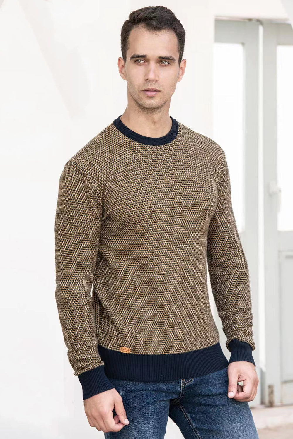 Levoire | Pull Élégant Homme Vert