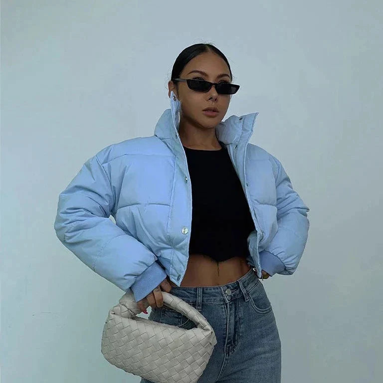 Levoire | Veste À Col Montant Confortable Avec Manches Longues