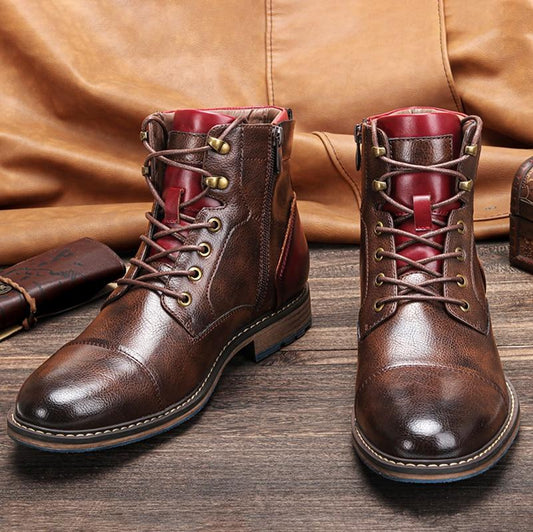 Levoire | Bottes Oxford En Cuir Haut De Gamme, Faites À La Main Pour Hommes. 48