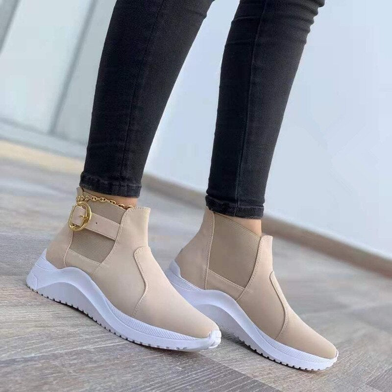 Levoire | Chaussures De Sport Pour Femmes Design abricot