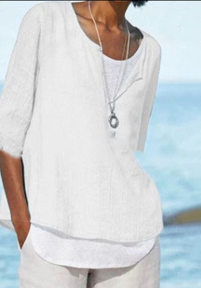 Levoire | Chemise À Col En V Pour Femmes